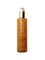 Kora Organics Turmeric Glow Foaming Cleanser comes in a tall amber bottle with a white and gold pump. This 150 ml organic gel cleanser brightens and purifies skin, serving as both a foaming face wash and glow-enhancing cleanser.