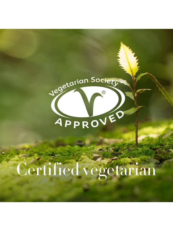 Certified vegetarian badge for Antipodes Kiwi Seed Oil Lip Conditioner
