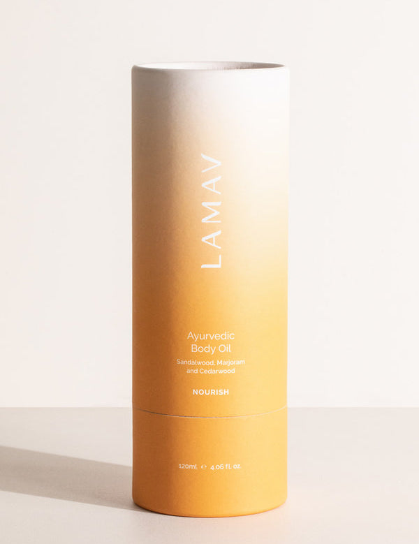 LAMAV Ayurvedic Body Oil Nourish lifestyle photo