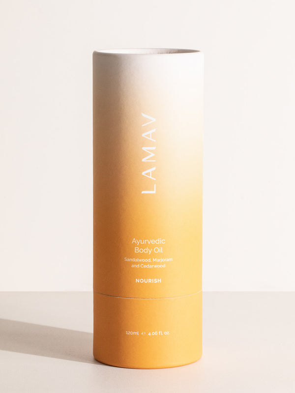 LAMAV Ayurvedic Body Oil Nourish lifestyle photo