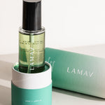 LAMAV Ayurvedic Body Oil Uplift with packaging