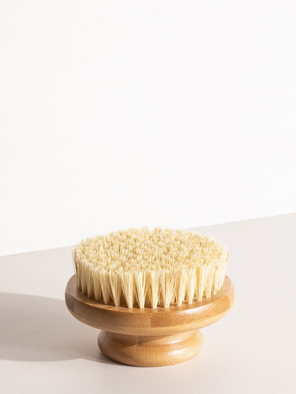 LAMAV Garshana Dry Body Brush bristles close up