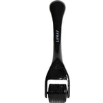The LAMAV Micro Dermal Roller is a black 0.3mm facial tool with fine needles and LAMAV branding, shown on a white background. It helps boost skincare absorption for better results.