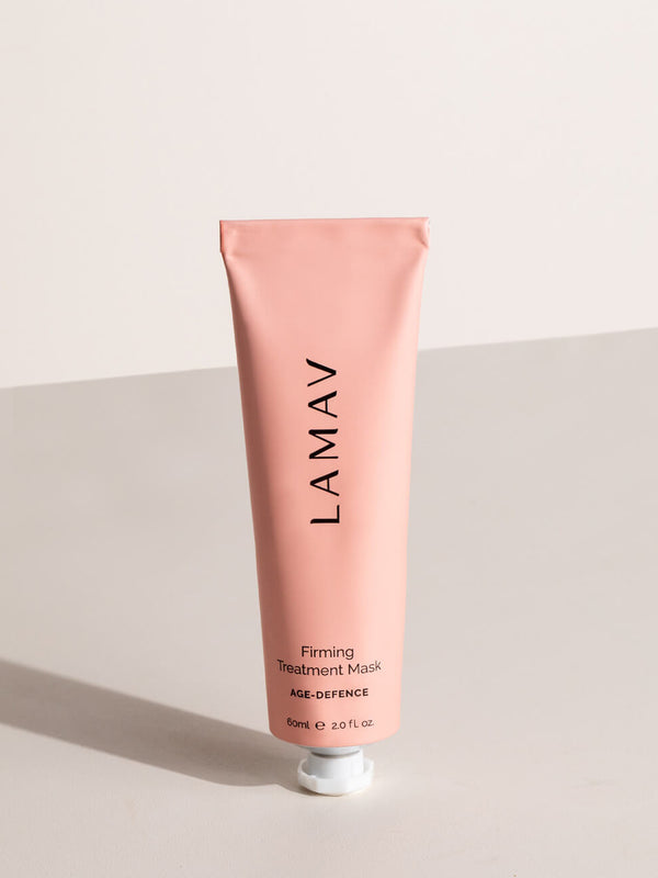LAMAV Firming Treatment Mask tube on a neutral background