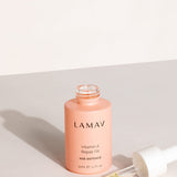 LAMAV Vitamin A Repair Oil bottle on a neutral background