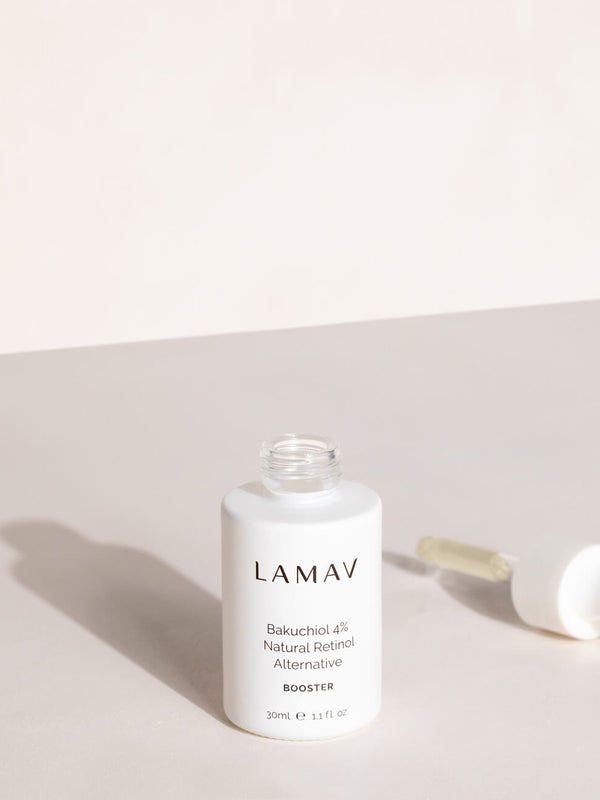 LAMAV Bakuchiol Natural Retinol Alternative Booster bottle