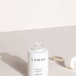 LAMAV Collagen Support Booster bottle on a neutral background