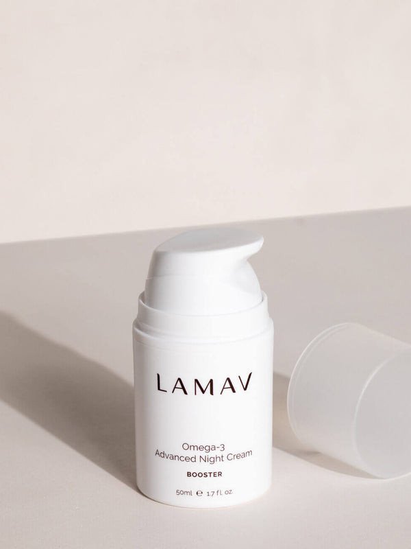 LAMAV Omega-3 Advanced Night Cream bottle