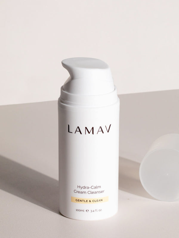 LAMAV Hydra-Calm Cream Cleanser bottle