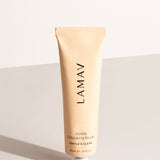 LAMAV Jojoba Exfoliating Scrub tube on a neutral background