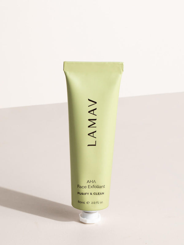 LAMAV AHA Face Exfoliant tube
