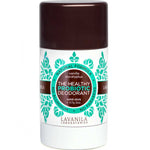Lavanila probiotic deodorant stick on a white background