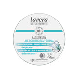 Lavera Basis Sensitiv All Round Cream 75ml is a climate neutral, vegan, BIO certified moisturiser with organic aloe vera and almond oil. Ideal for sensitive or very dry skin.