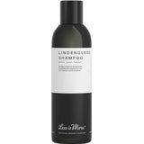 Less is More Lindengloss Shampoo 200ml comes in a black and white minimalistic bottle, designed for colour-treated hair to repair, add shine, and protect, offering organic care.