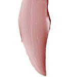 A curved, translucent dusty-pink smear of Biode lip and cheek balm on white, with the shade name Lilly Pilly printed underneath.