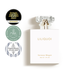 Vanessa Megan Liliquoi Natural Perfume with its award badges