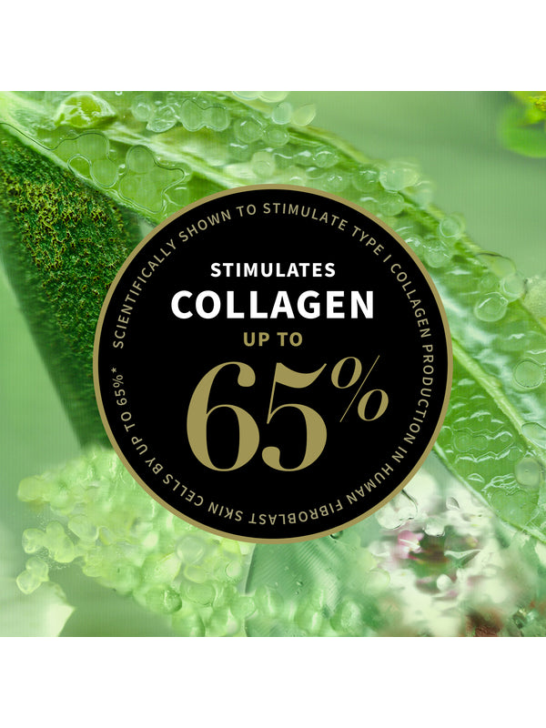 Stimulates collagen up to 65 percent claim panel for Antipodes Lime Caviar Firming Cream