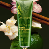 Antipodes Lime Caviar Intense Nourishment Hair Mask with fresh botanicals