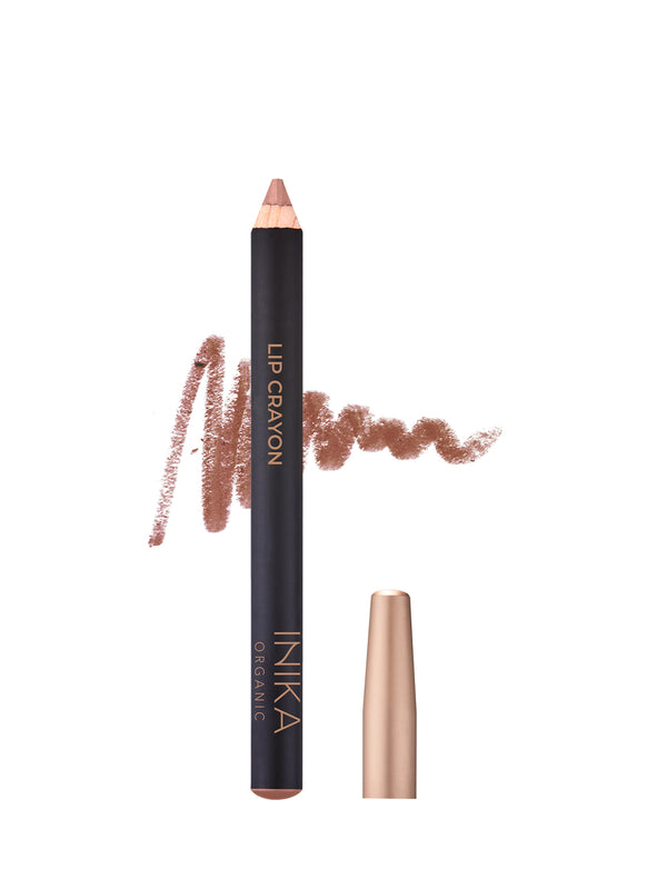 Swatch of INIKA Organic Lip Crayon in Honey