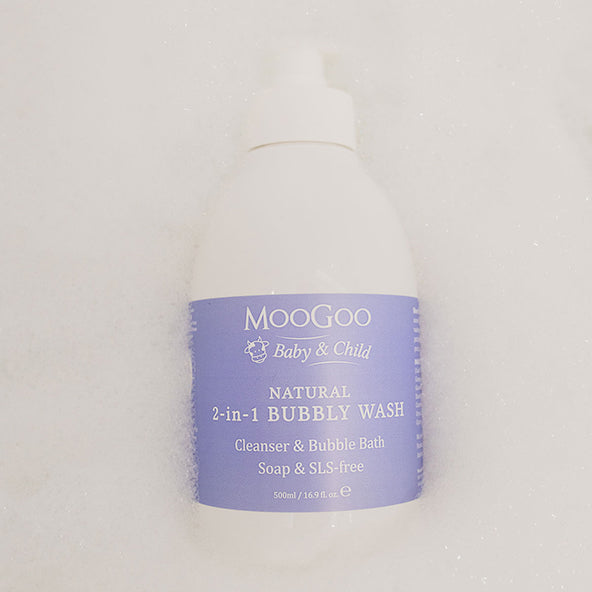 MooGoo 2-in-1  Mini Moo Bubbly Wash 500ml product image