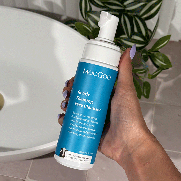 MooGoo Gentle Foaming Face Cleanser 200ml — official MooGoo lifestyle image 3