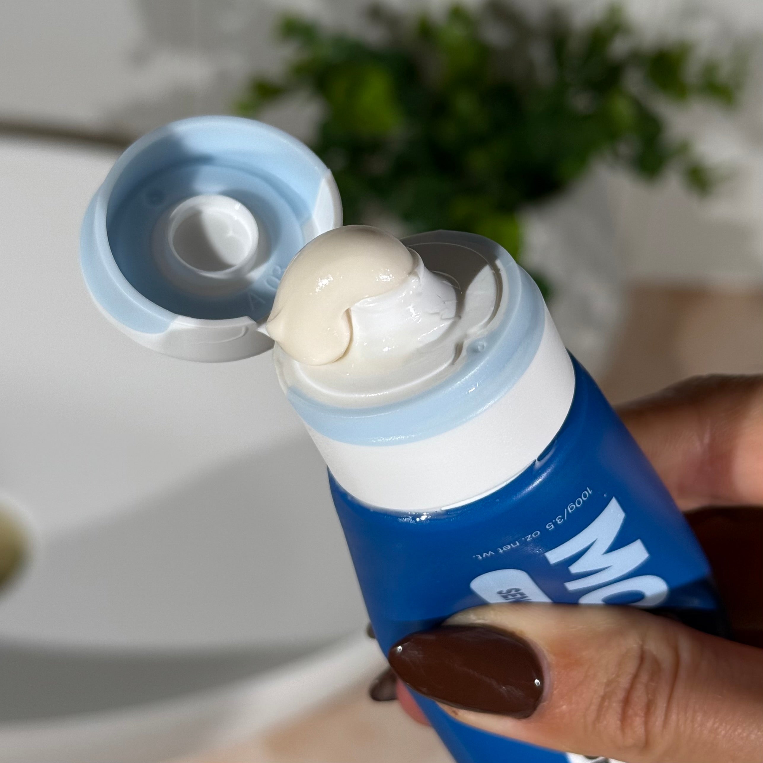 MooGoo Sensitive Moothpaste - Fluoride Free 100g lifestyle image