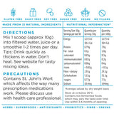 Natural Health by Meah Man21 directions, precautions and nutrition information