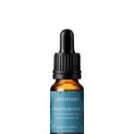 Miniature Antipodes Maya Hyaluronic Hydration Serum in an amber glass bottle with a turquoise label and a black dropper with a ribbed collar.
