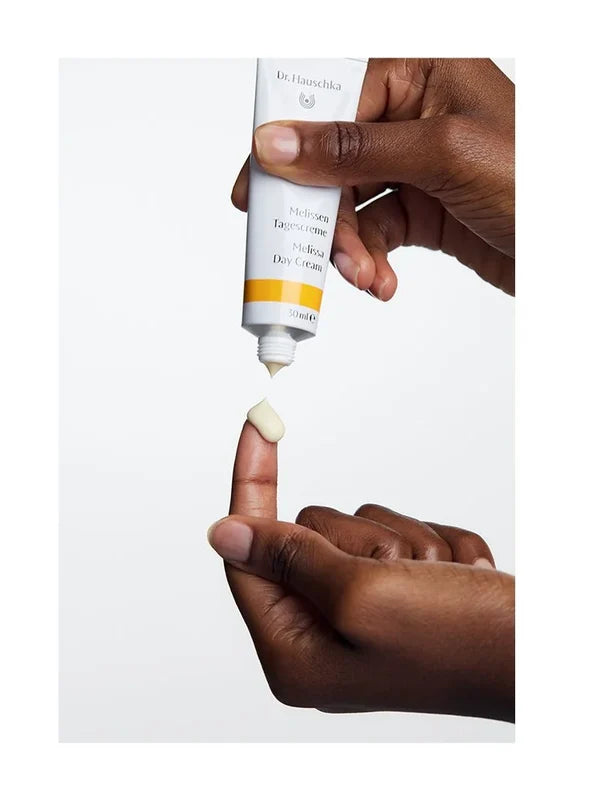 Dr Hauschka Melissa Day Cream squeezed from the tube