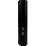 A black cylindrical bottle of Metamorphosis Formë Aromatherapeutic Perfume 10ml stands upright on a white background, featuring gold lettering and offering a natural, alcohol-free fragrance that supports emotional wellbeing.
