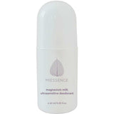 Miessence magnesium milk ultrasensitive deodorant bottle on a white background