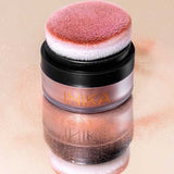 INIKA Organic Rosy Glow Mineral Blush Puff Pot