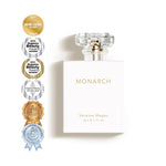 Vanessa Megan Monarch Natural Perfume with its award badges
