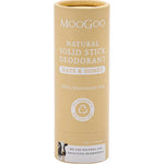 MooGoo natural solid stick deodorant on a white background