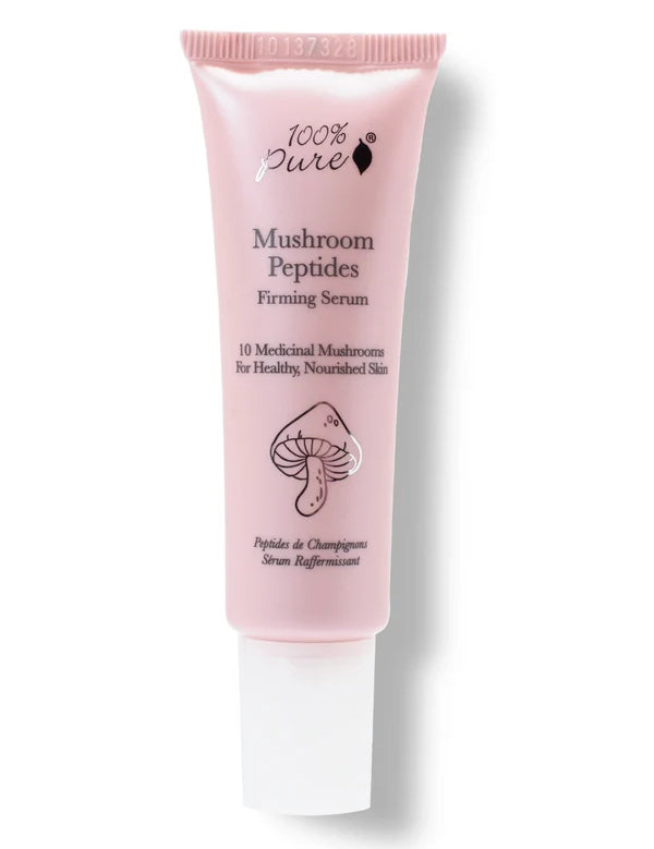 100% Pure Mushroom Peptide Serum 30ml — official front packaging image