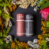 Biode natural deodorants styled with native flowers