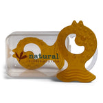 Natural Rubber Teether Fish with reusable case