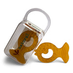 Natural Rubber Teether Fish twin pack