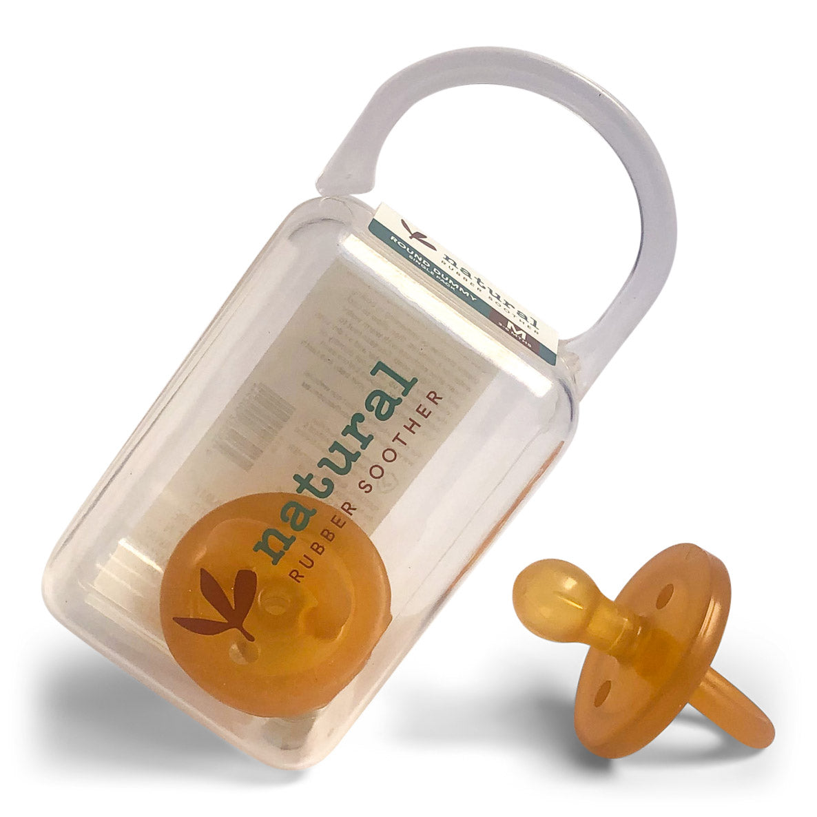 Natural Rubber Soother Medium Rounded