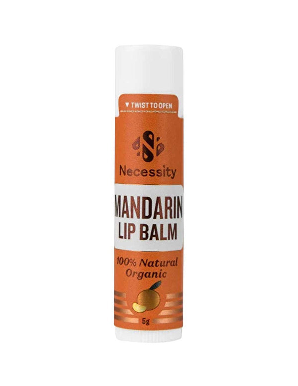 Necessity Organic Mandarin Lip Balm 5g