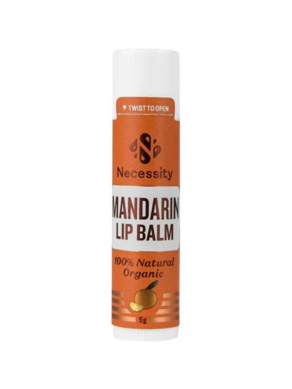 Necessity Organic Mandarin Lip Balm 5g