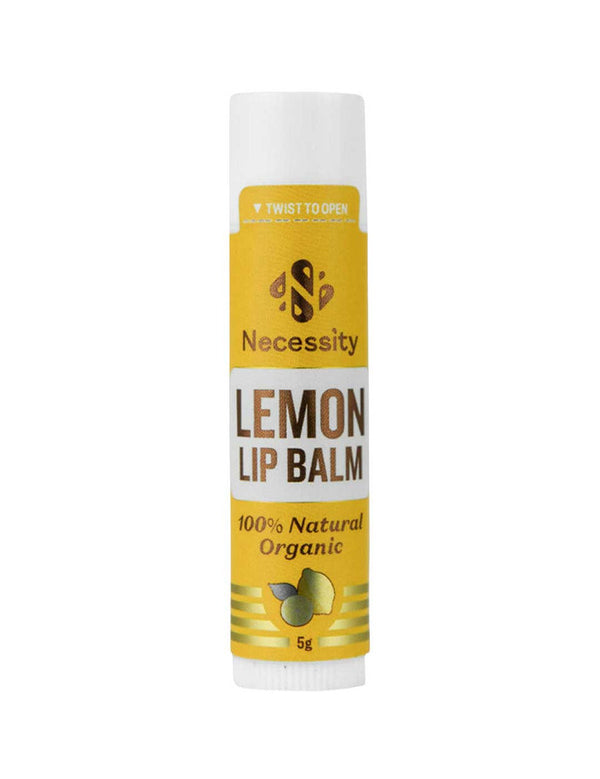 Necessity Organic Lemon Lip Balm 5g