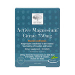 New Nordic Active Magnesium Citrate 750mg 60 Tablets front