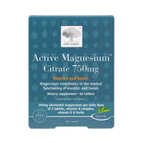 New Nordic Active Magnesium Citrate 750mg 60 Tablets front