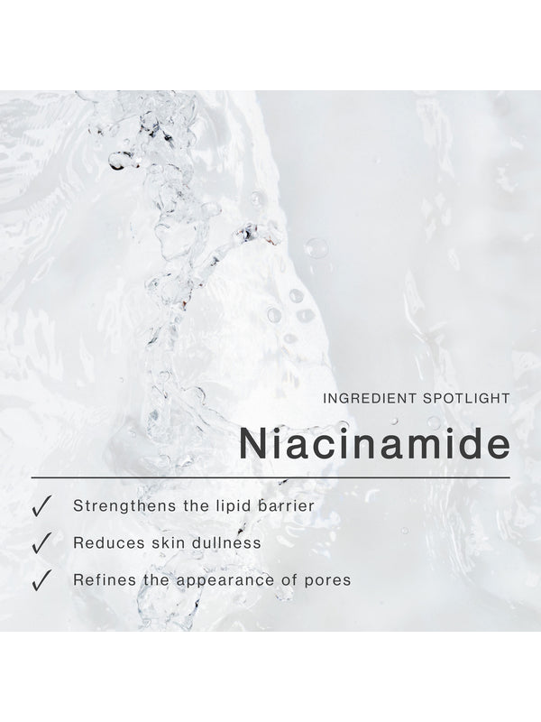 Niacinamide ingredient panel for The Jojoba Company Daily Glow Exfoliating PHA Tonic