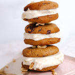 Nice cream sandwiches made with Nutra Naturals Clean Plant Protein Creamy Vanilla