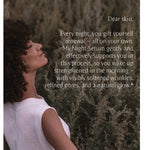 Dr Hauschka Night Serum with a note to skin