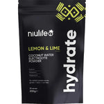 Niulife Hydrate Lemon & Lime 200g front