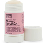 Noosa Basics Deodorant Stick Rose & Frankincense 60g natural aluminium-free deodorant with organic Shea Butter Tapioca Starch and Australian Kaolin Clay on a white background