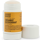 Noosa Basics Deodorant Stick Sandalwood 60g natural aluminium-free deodorant with organic Shea Butter Tapioca Starch and Australian Kaolin Clay on a white backgroun